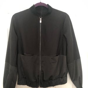 Two tone black SHEIN bomber jacket 💣 size S
